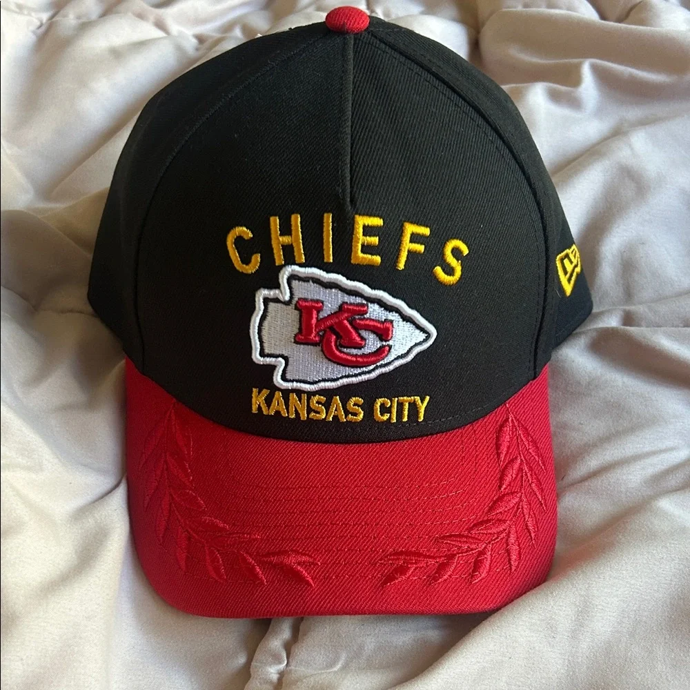 New Era Kansas City Chiefs Cap‎ - Black and Red